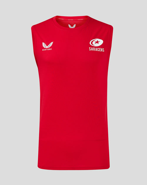 Saracens Men's 24/25 Training Vest - Red