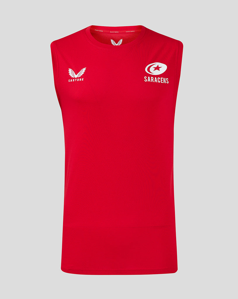 Saracens Men's 24/25 Training Vest - Red