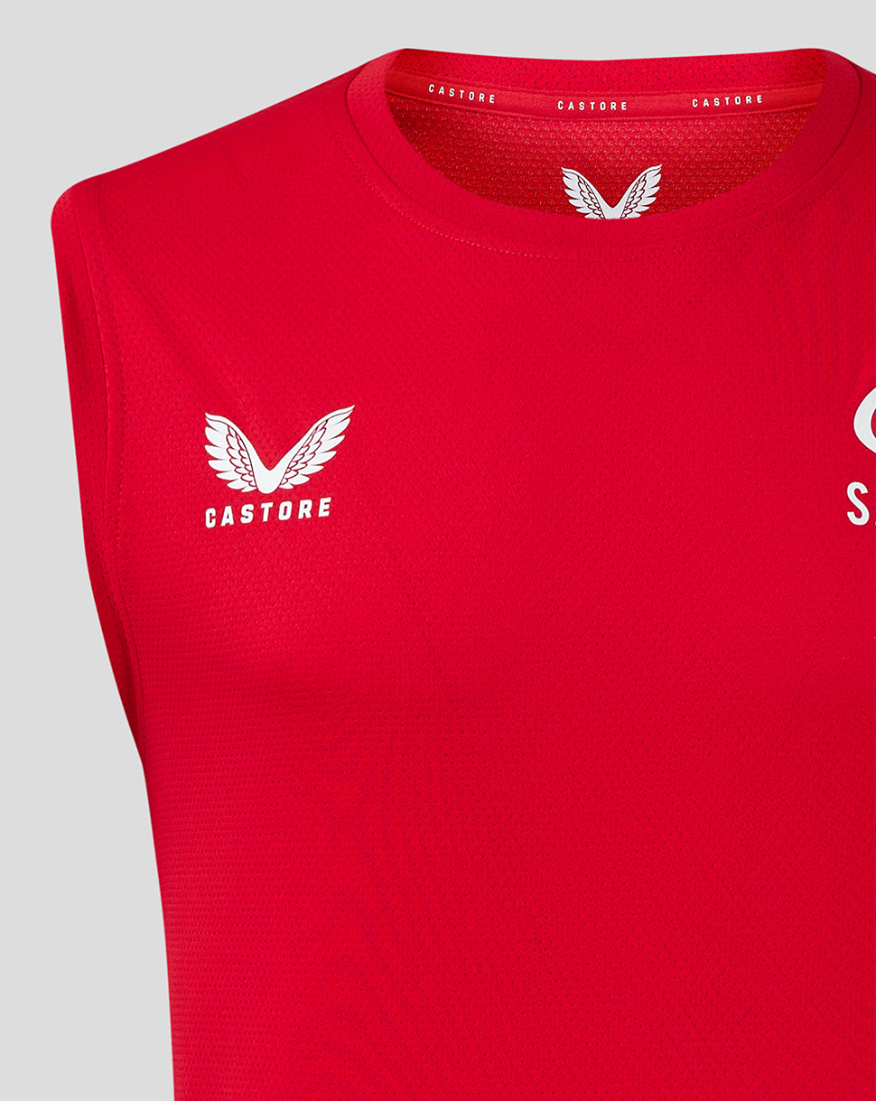 Saracens Men's 24/25 Training Vest - Red - Red