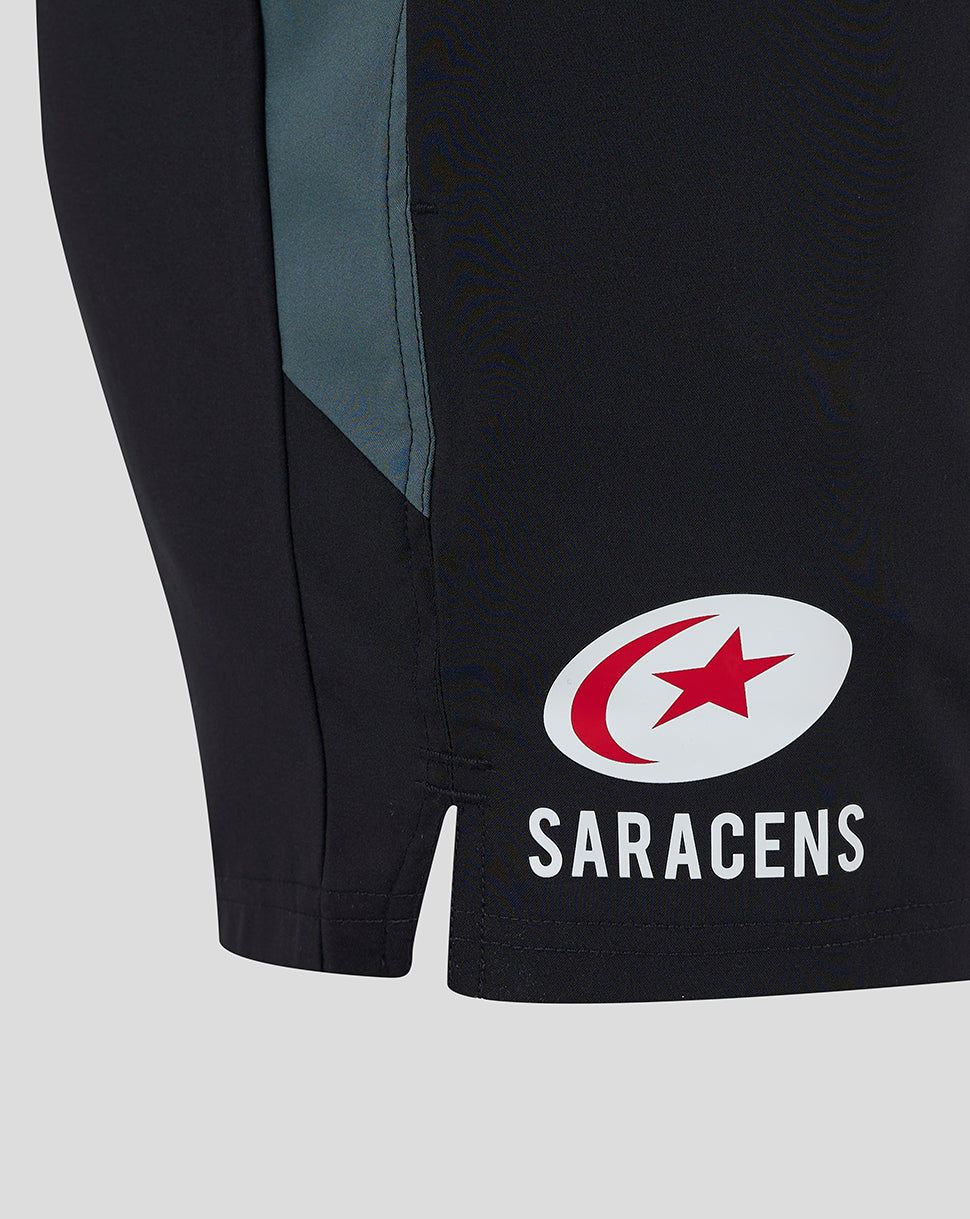 Saracens Men's 24/25 Training Shorts - Black - Black