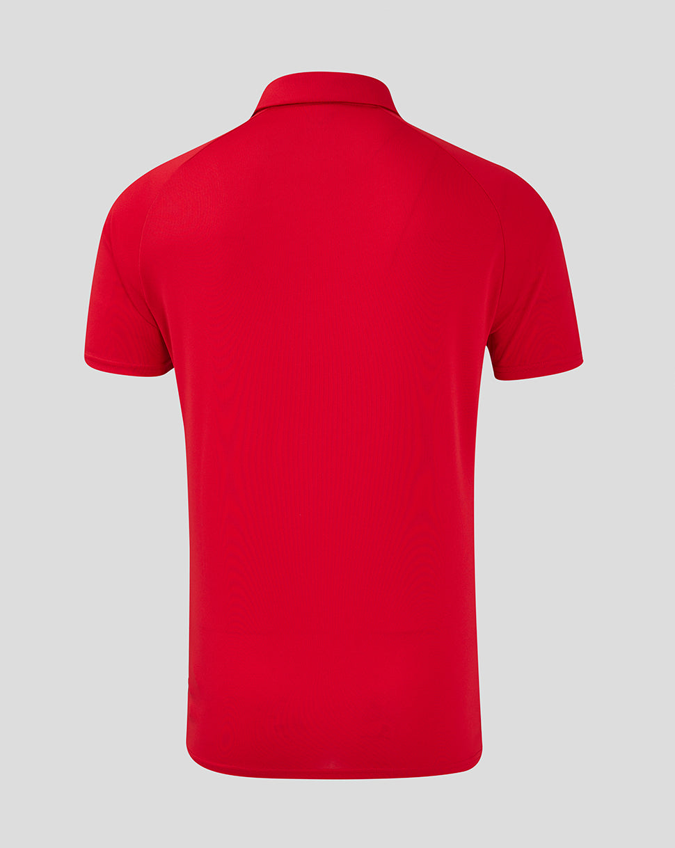 Saracens Men's 24/25 Presentation Polo - Red - Red