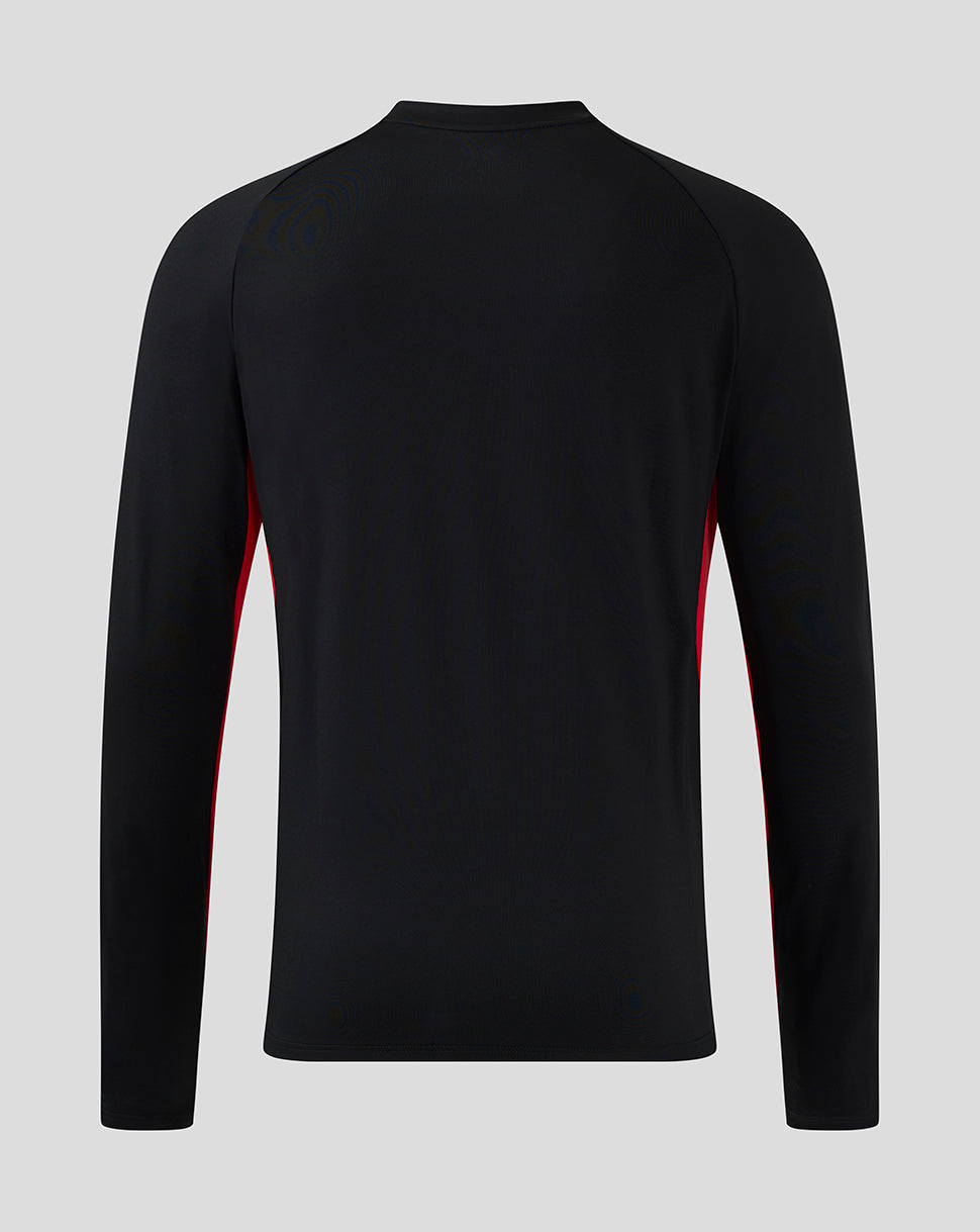 Saracens Men's 24/25 Matchday Midlayer - Black/Red - Black/Red