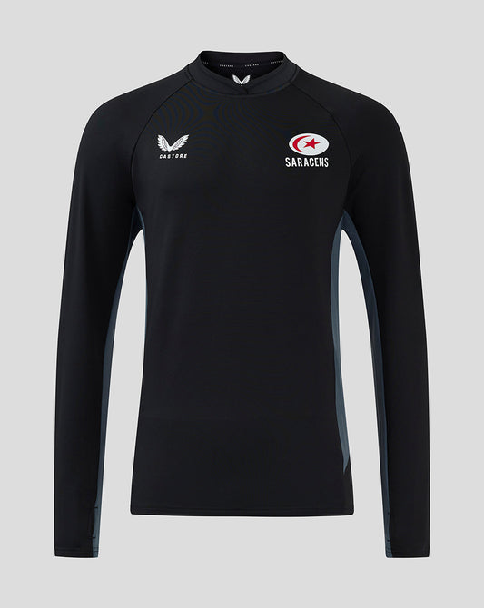 Saracens Men's 24/25 Training Midlayer - Black