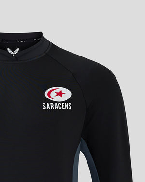 Saracens Men's 24/25 Training Midlayer - Black