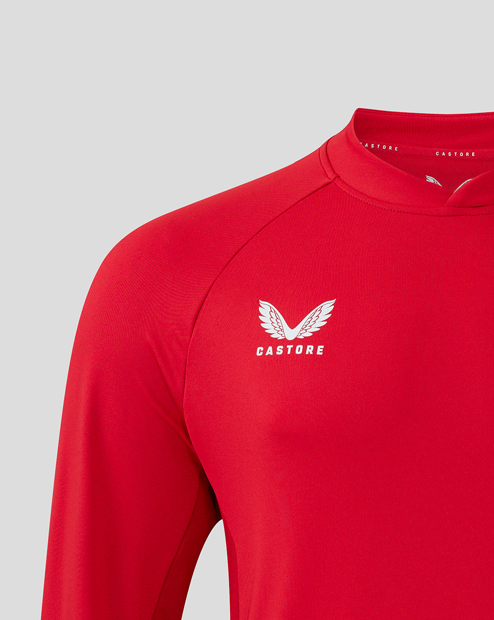 Saracens Men's 24/25 Training Midlayer - Red - Red