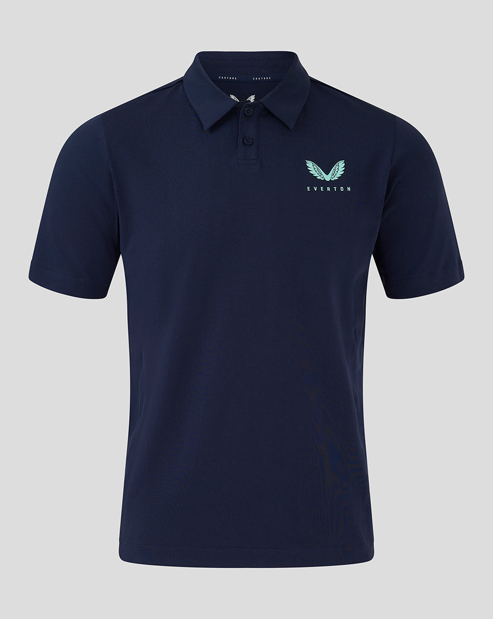 Everton 24/25 Men's Travel Polo - Navy