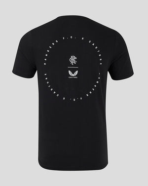 Rangers Men's 24/25 Cotton T-Shirt - Black