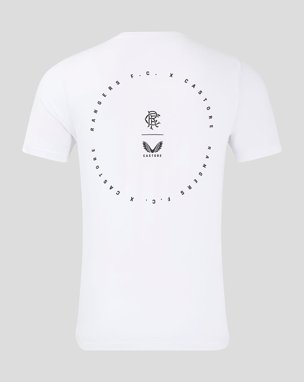 Rangers Men's 24/25 Cotton T-Shirt - White - Brilliant White