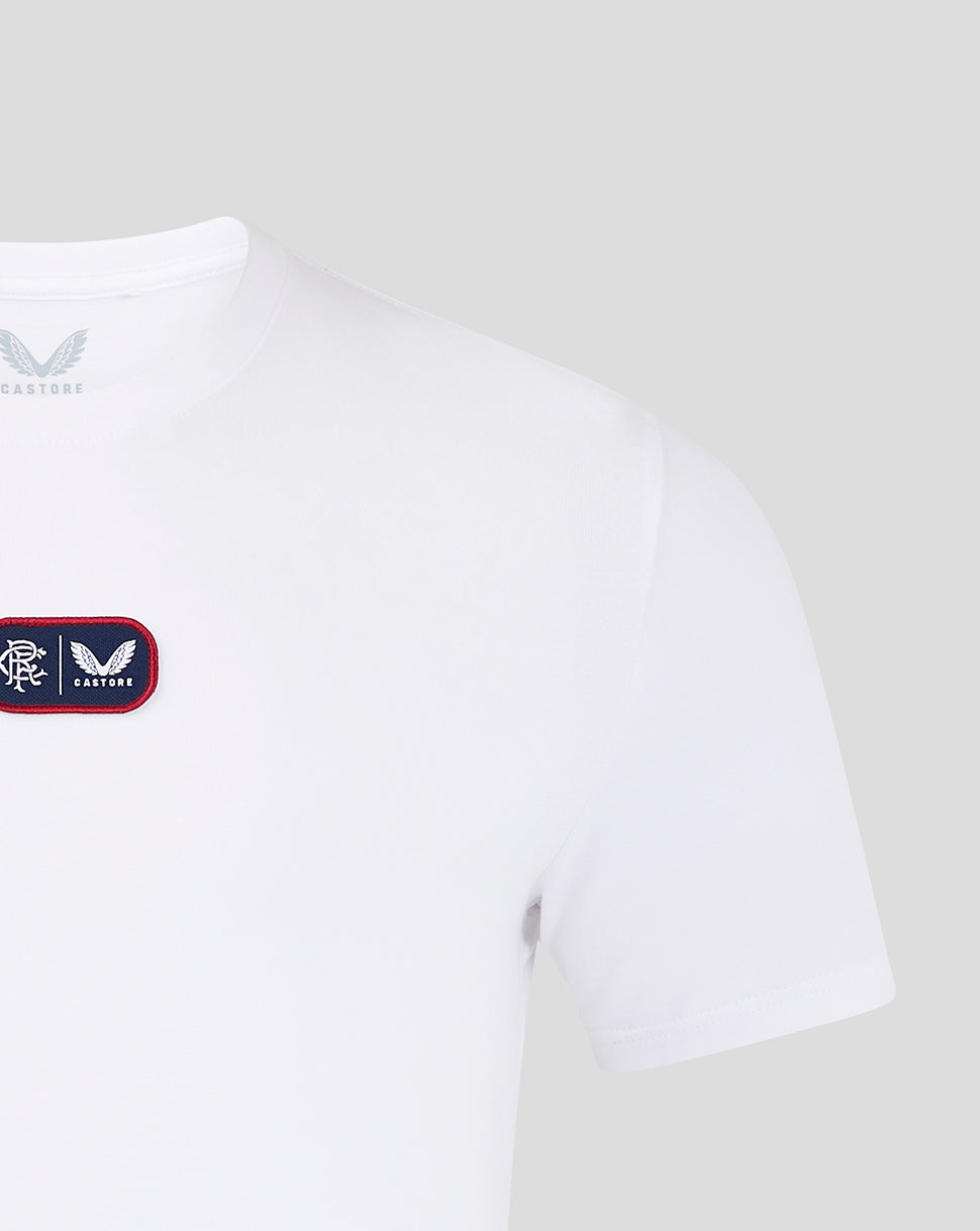 Rangers Men's 24/25 Cotton T-Shirt - White - Brilliant White