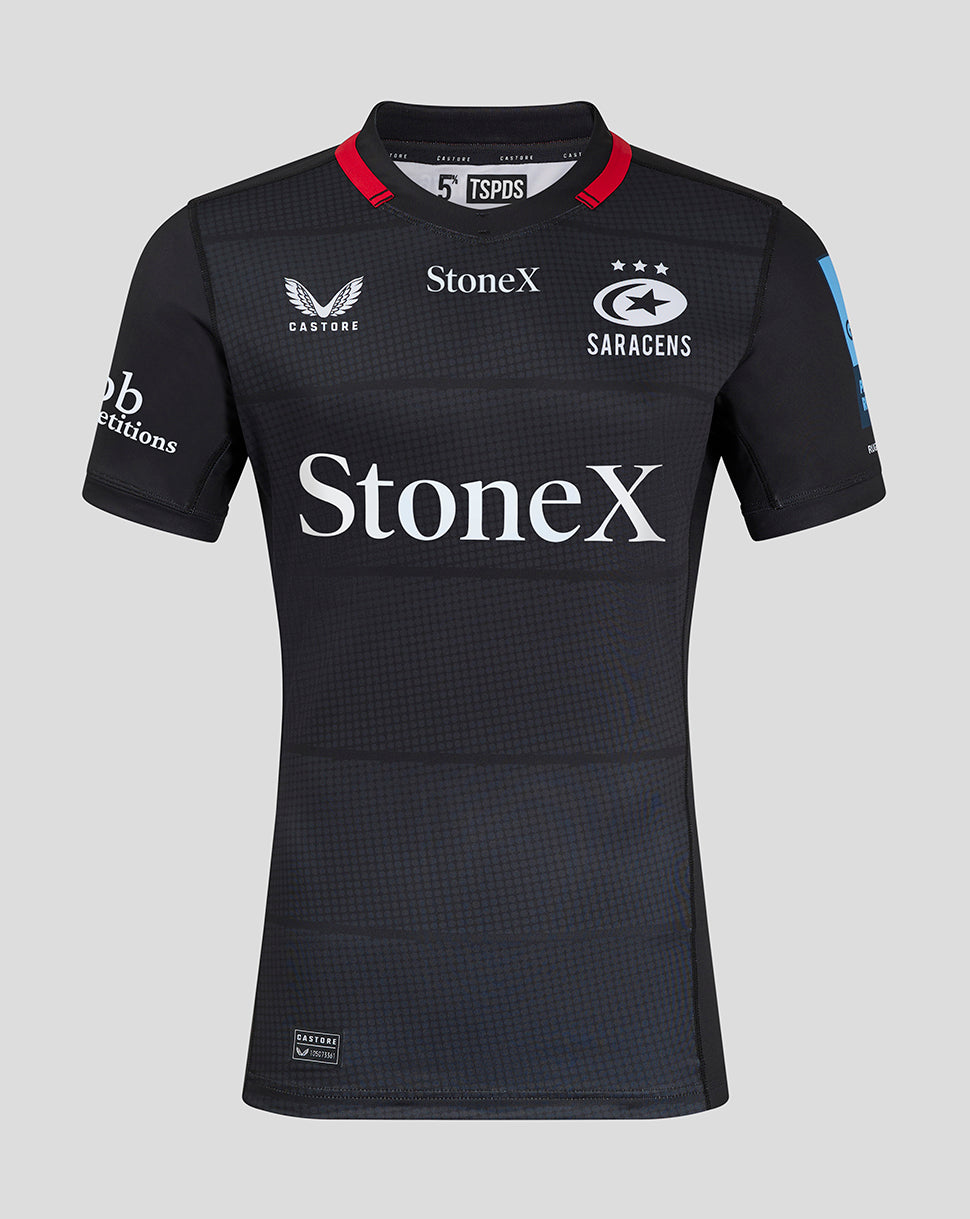 Saracens Men's 24/25 Home Pro Shirt - Black