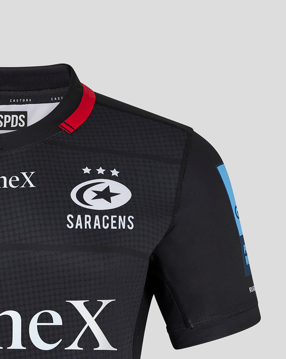 Saracens Men's 24/25 Home Pro Shirt - Black
