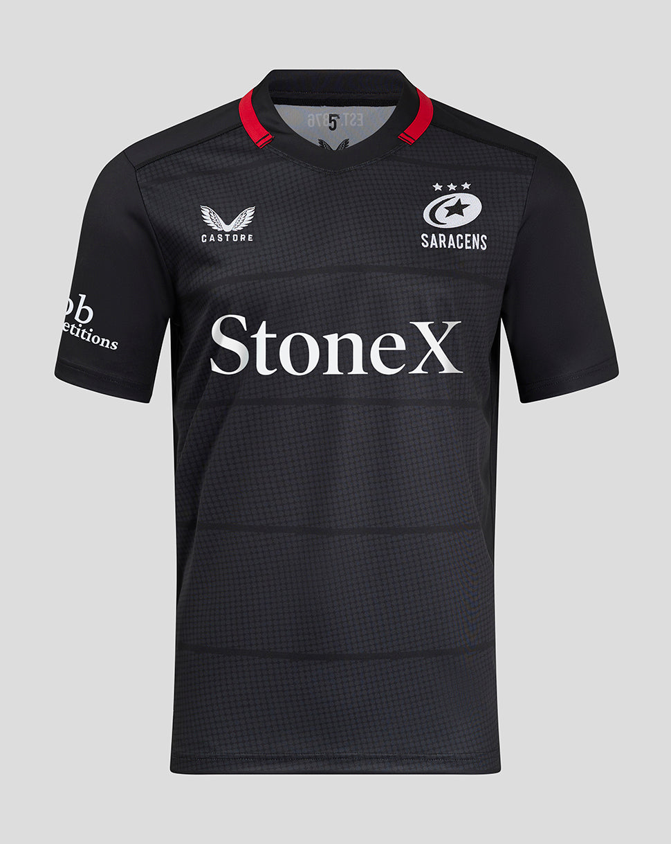 Saracens Men's 24/25 Home Shirt - Black