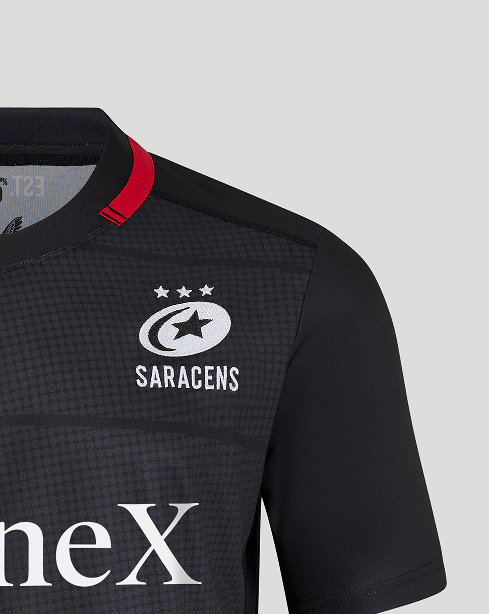 Saracens Men's 24/25 Home Shirt - Black