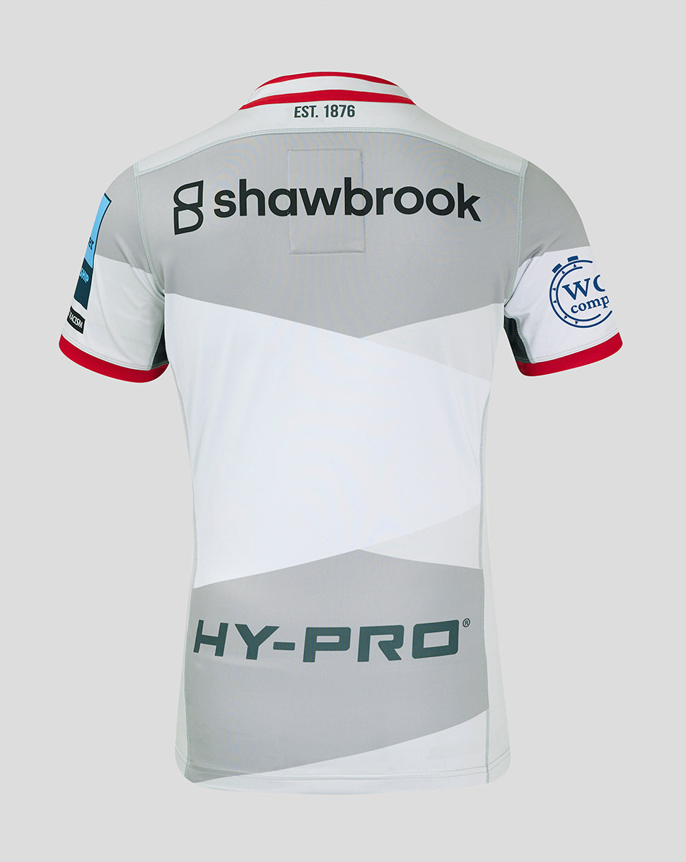 Saracens Men's Pro Away Shirt 24/25 - Grey/Red