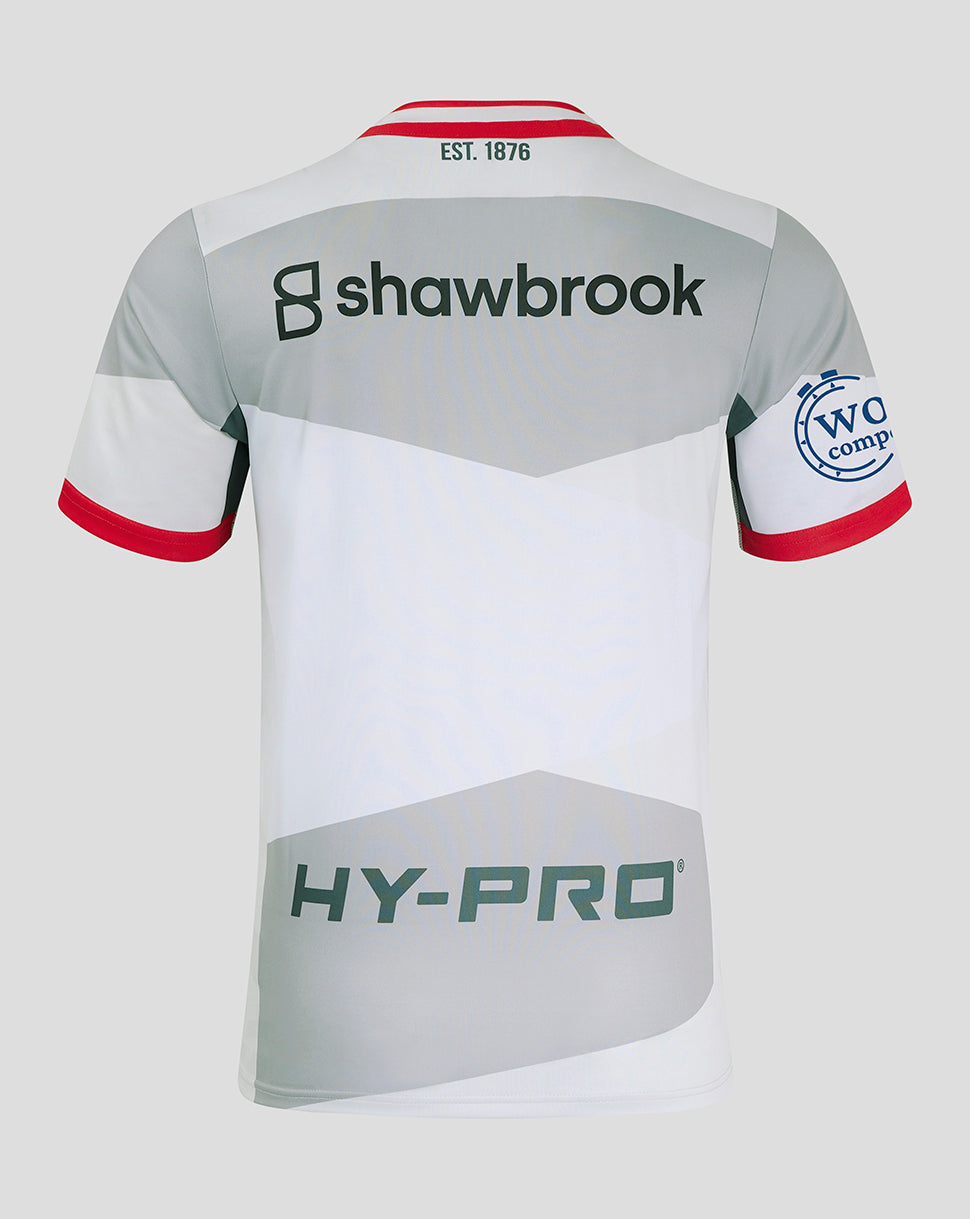 Saracens Men's Away Shirt 24/25 - Grey/Red