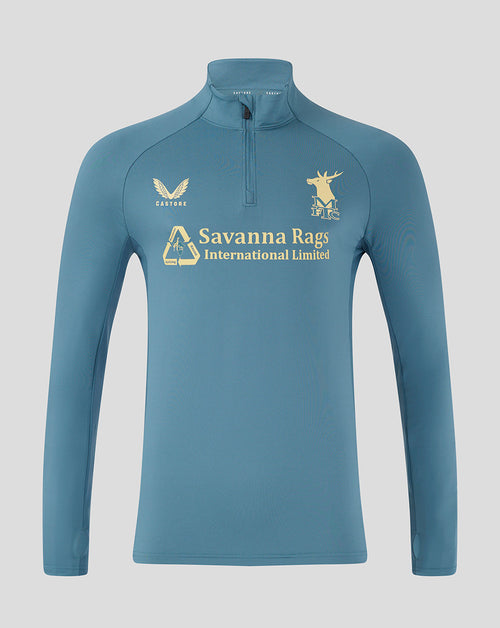 Mansfield Men's 24/25 Training 1/4 Zip - Light Blue
