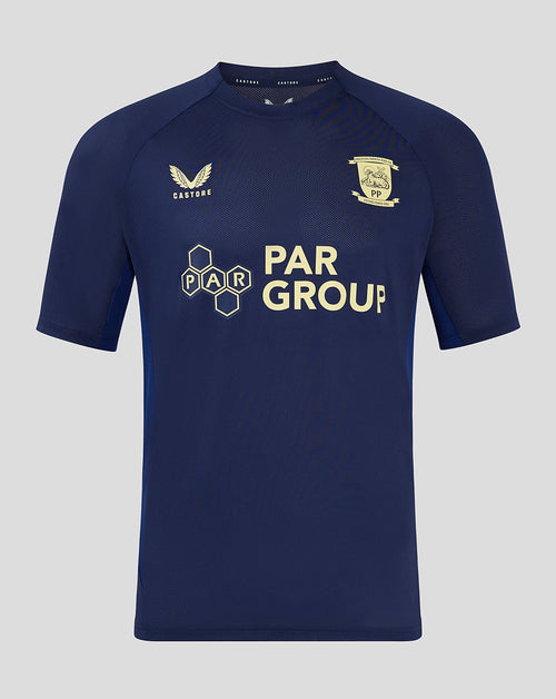 Preston Junior 24/25 Short Sleeve Training T-Shirt - Navy