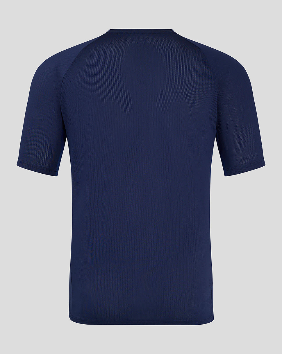 Preston Junior 24/25 Short Sleeve Training T-Shirt - Navy - Peacoat/Blueprint