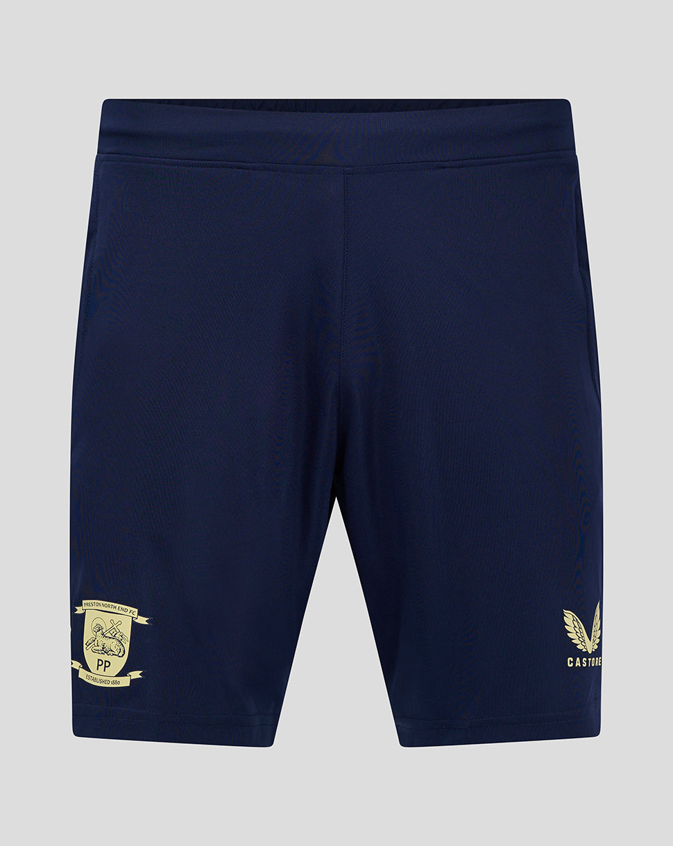 PRESTON JUNIOR 24/25 TRAINING SHORTS WITH POCKETS - NAVY