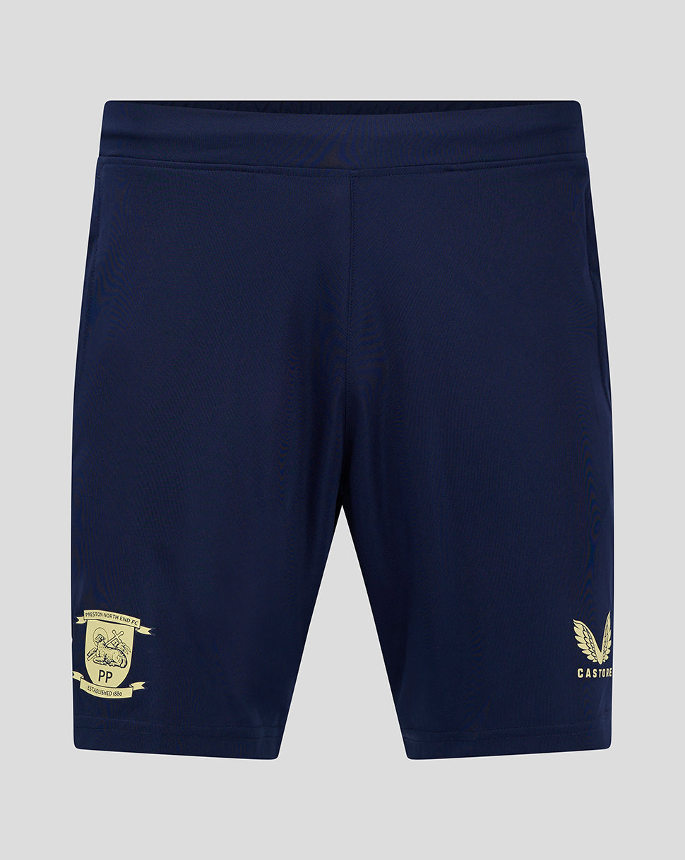 Preston Junior 24/25 Training Shorts With Pockets - Navy - Peacoat/Blueprint