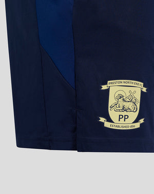 Preston Men's 24/25 Training Shorts With Pockets - Navy