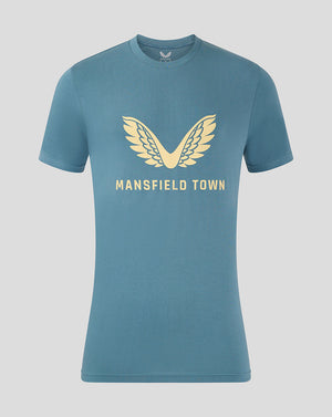 Mansfield Men's 24/25 Training Logo Tee - Light Blue