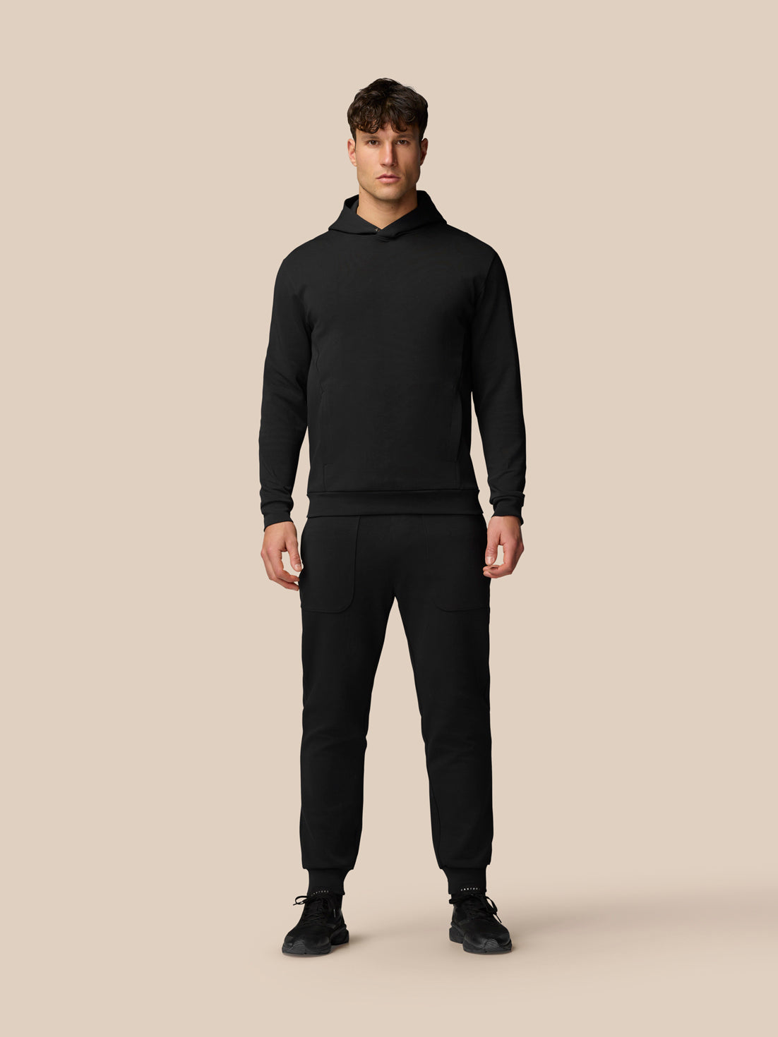 Travel Logo Hoodie - Black