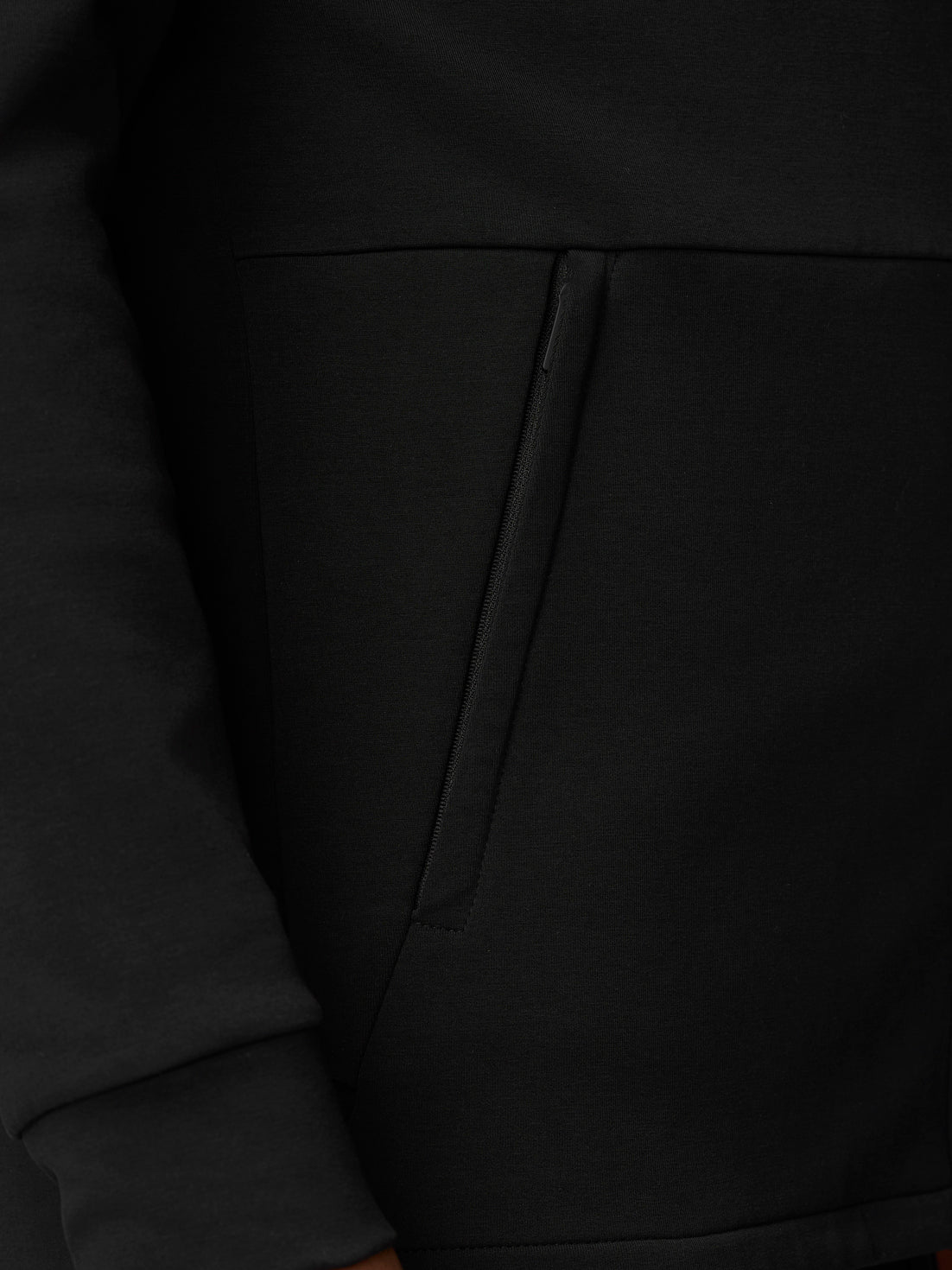 Travel Full Zip Hoodie - Black