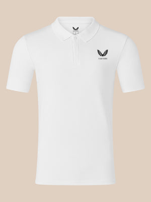 Men's Short Sleeve Cotton Polo - White
