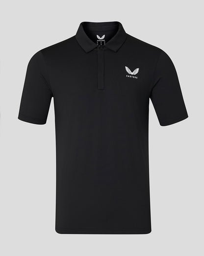 Short Sleeve Men's Polo - Black