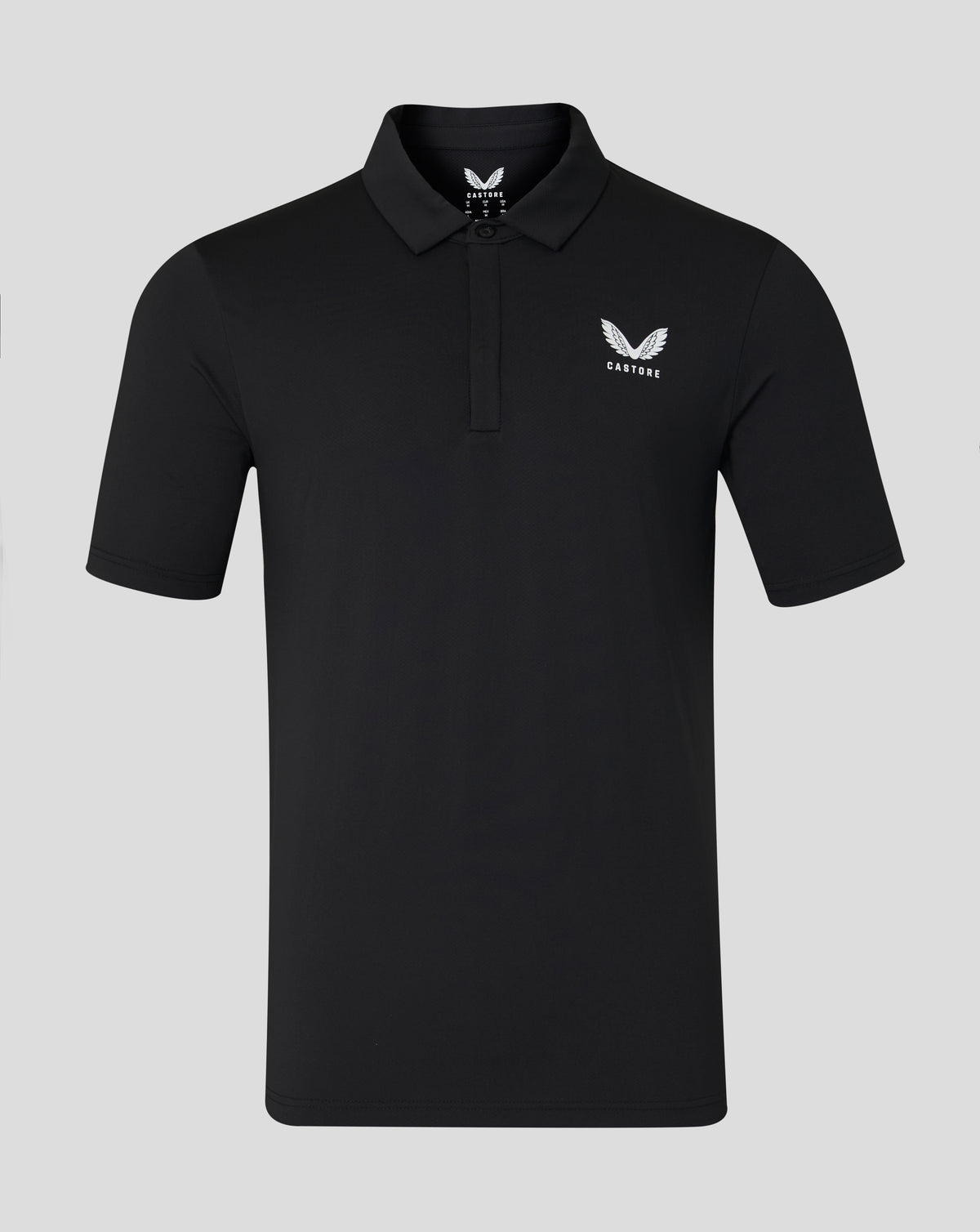 Men's Short Sleeve Polo - Black - Black
