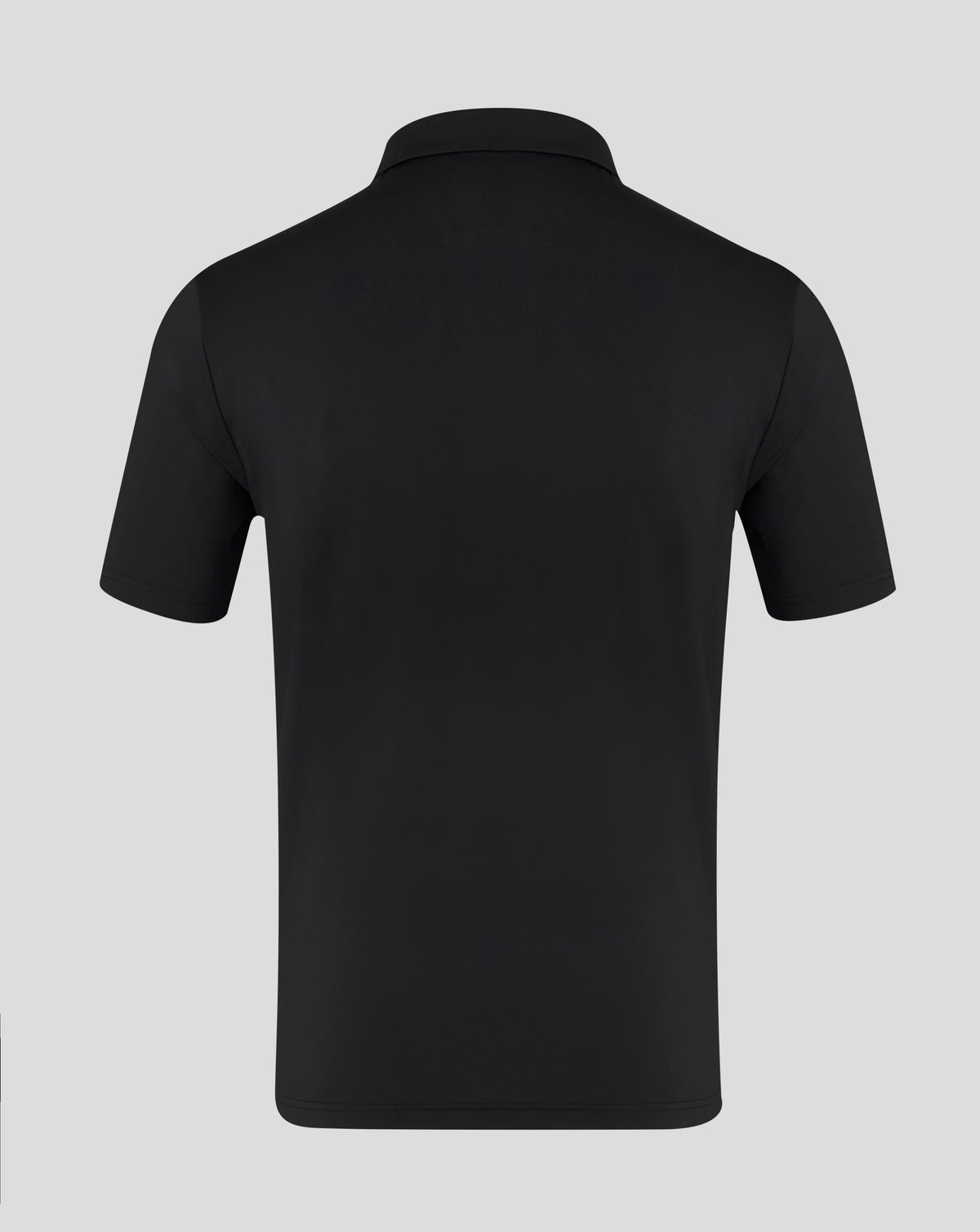 Men's Short Sleeve Polo - Black - Black