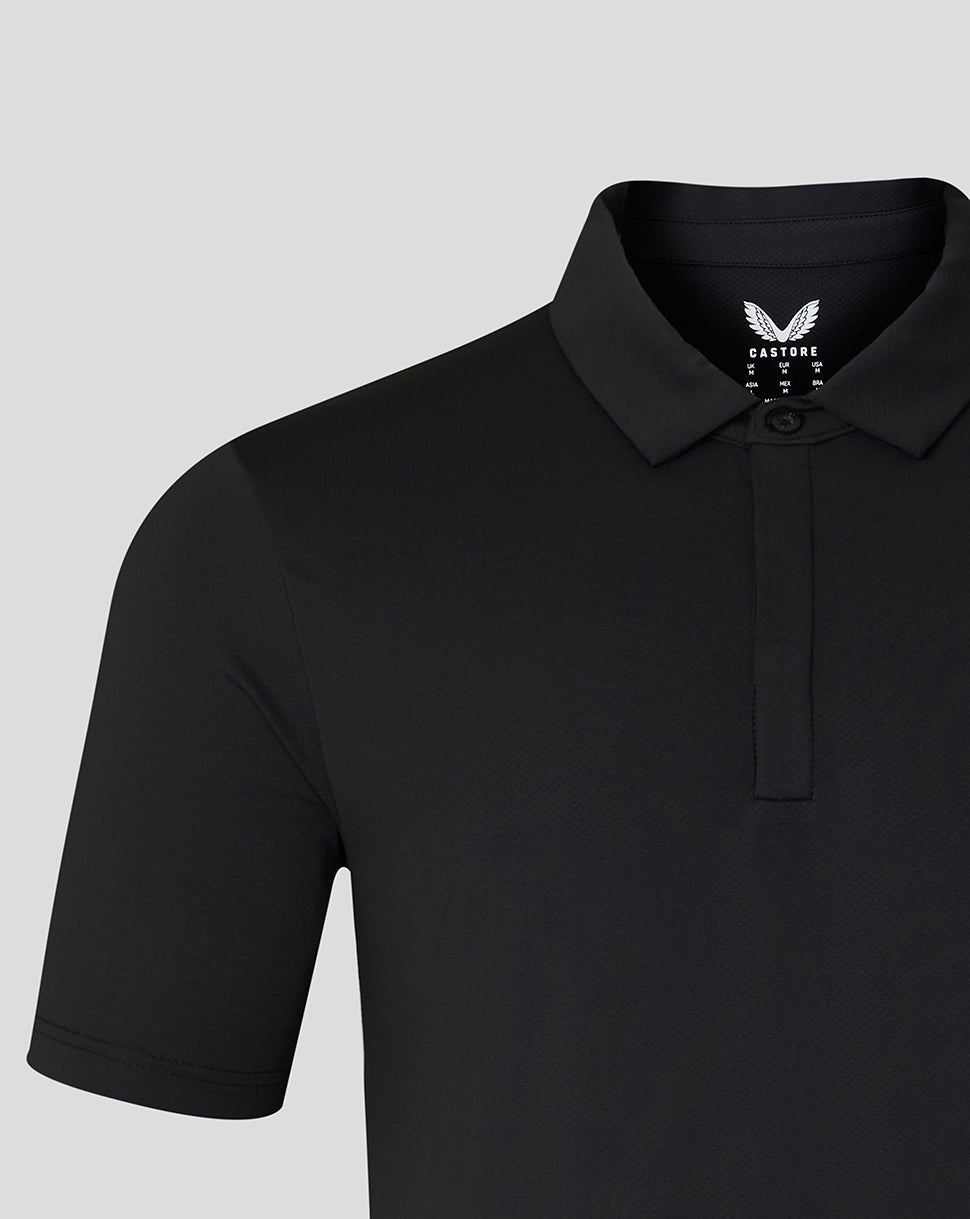 Short Sleeve Men's Polo - Black