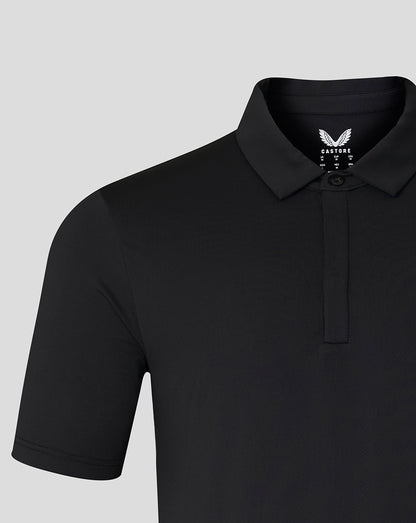 Short Sleeve Men's Polo - Black