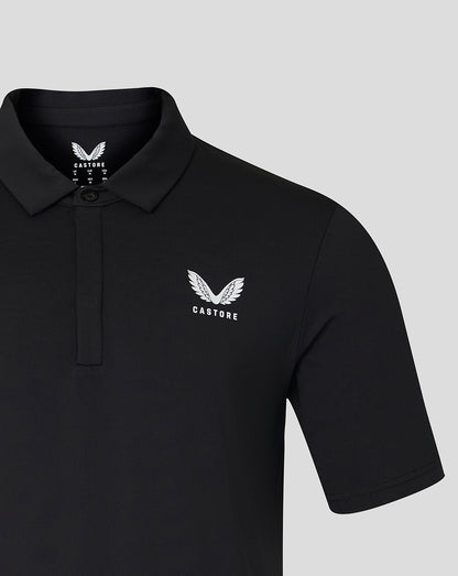 Short Sleeve Men's Polo - Black