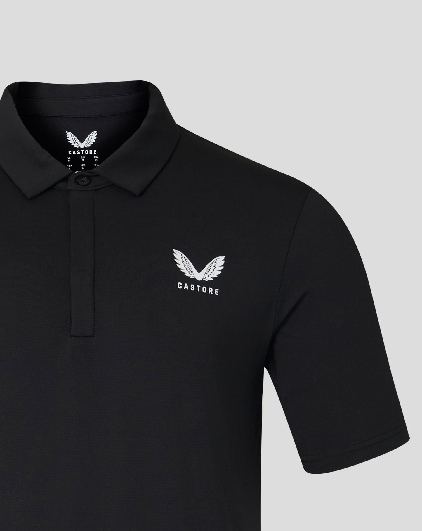 Men's Short Sleeve Polo - Black