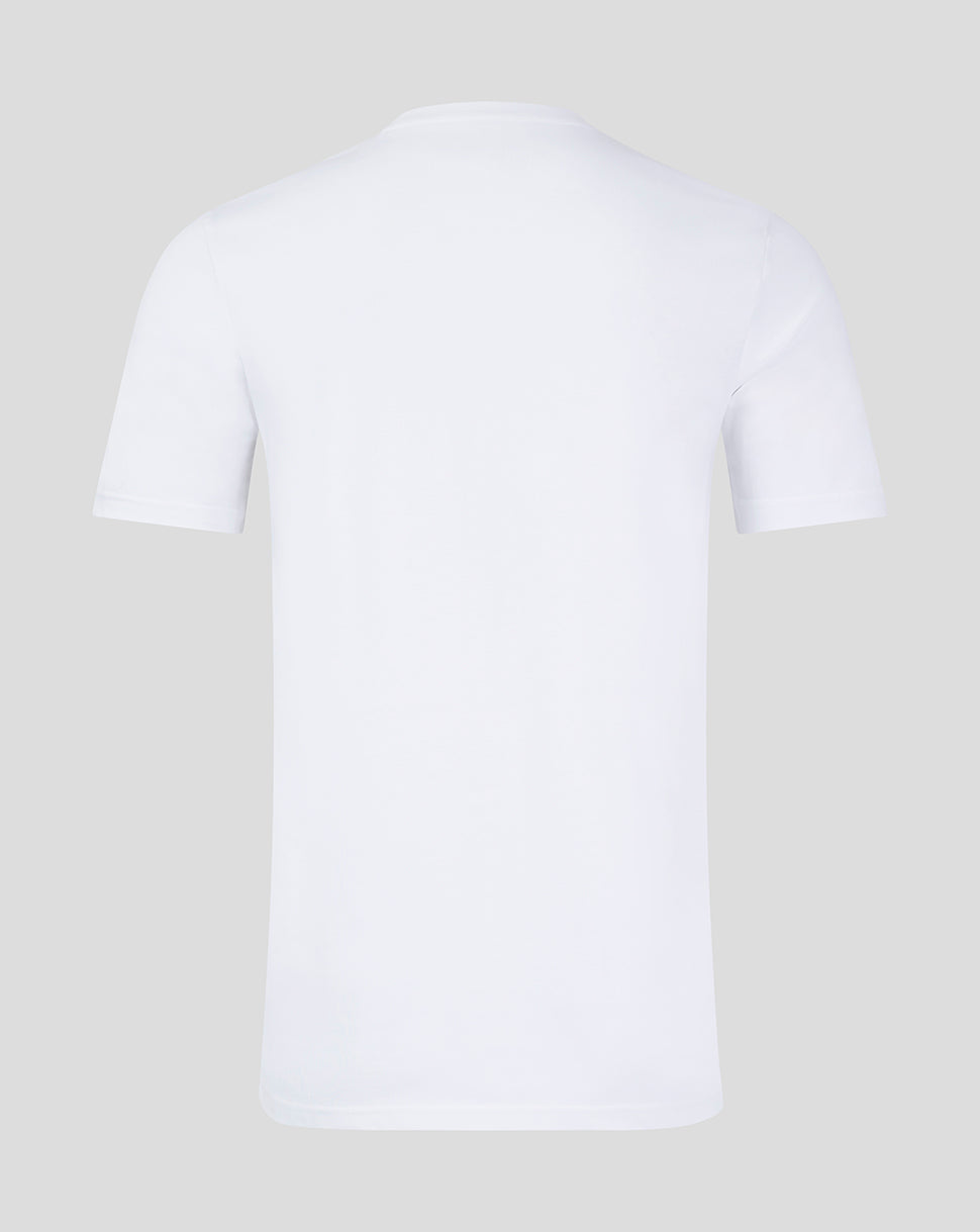 Men's 24/25 Core Crest T-Shirt 1 - White - Brilliant White