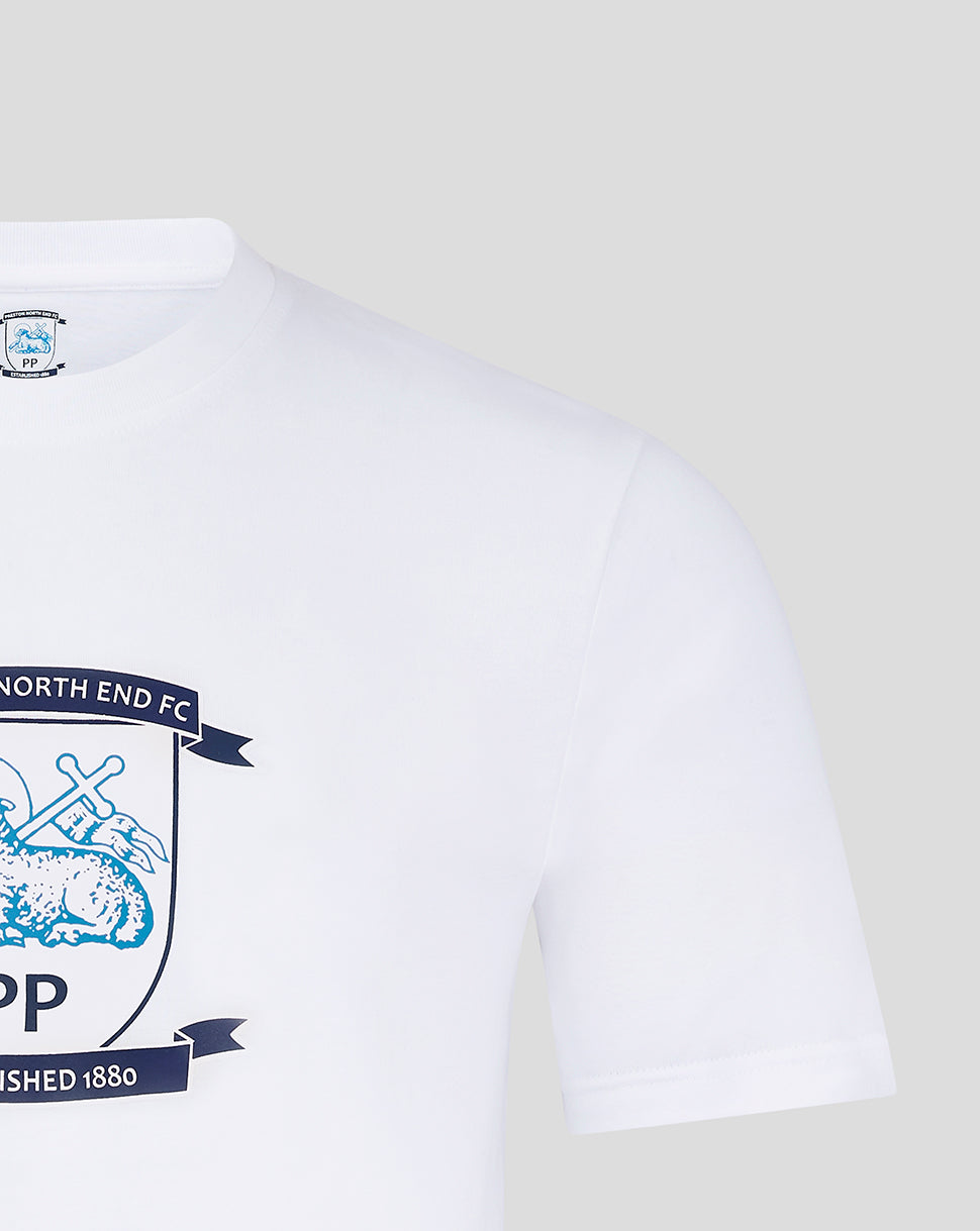 Men's 24/25 Core Crest T-Shirt 1 - White - Brilliant White