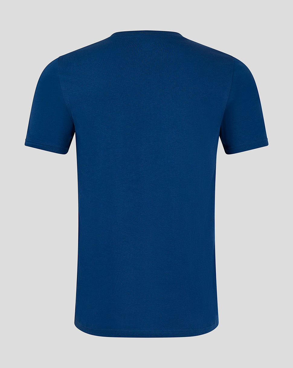 Men's 24/25  Crest T-Shirt - Navy - Navy Peony