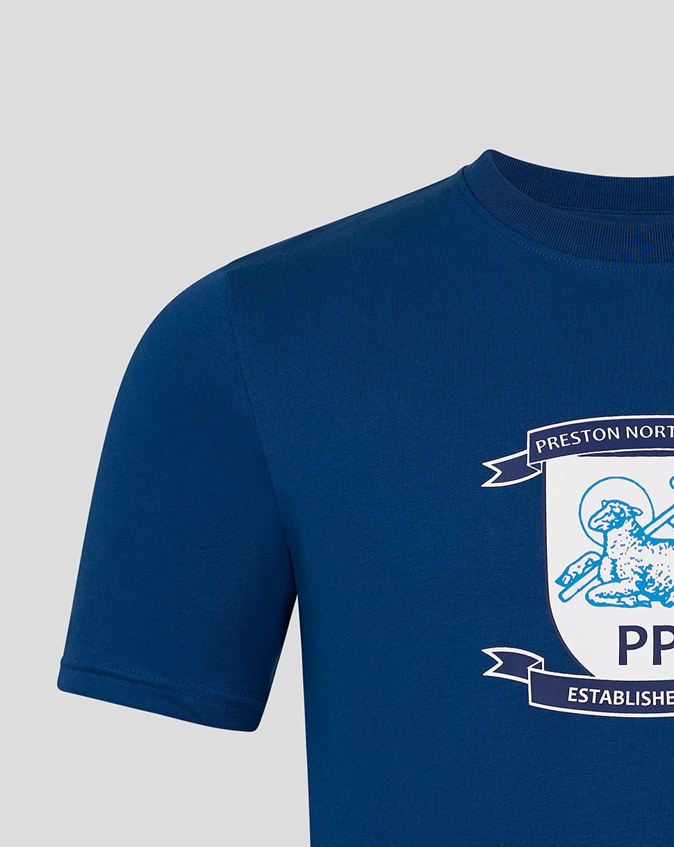 Men's 24/25  Crest T-Shirt - Navy - Navy Peony