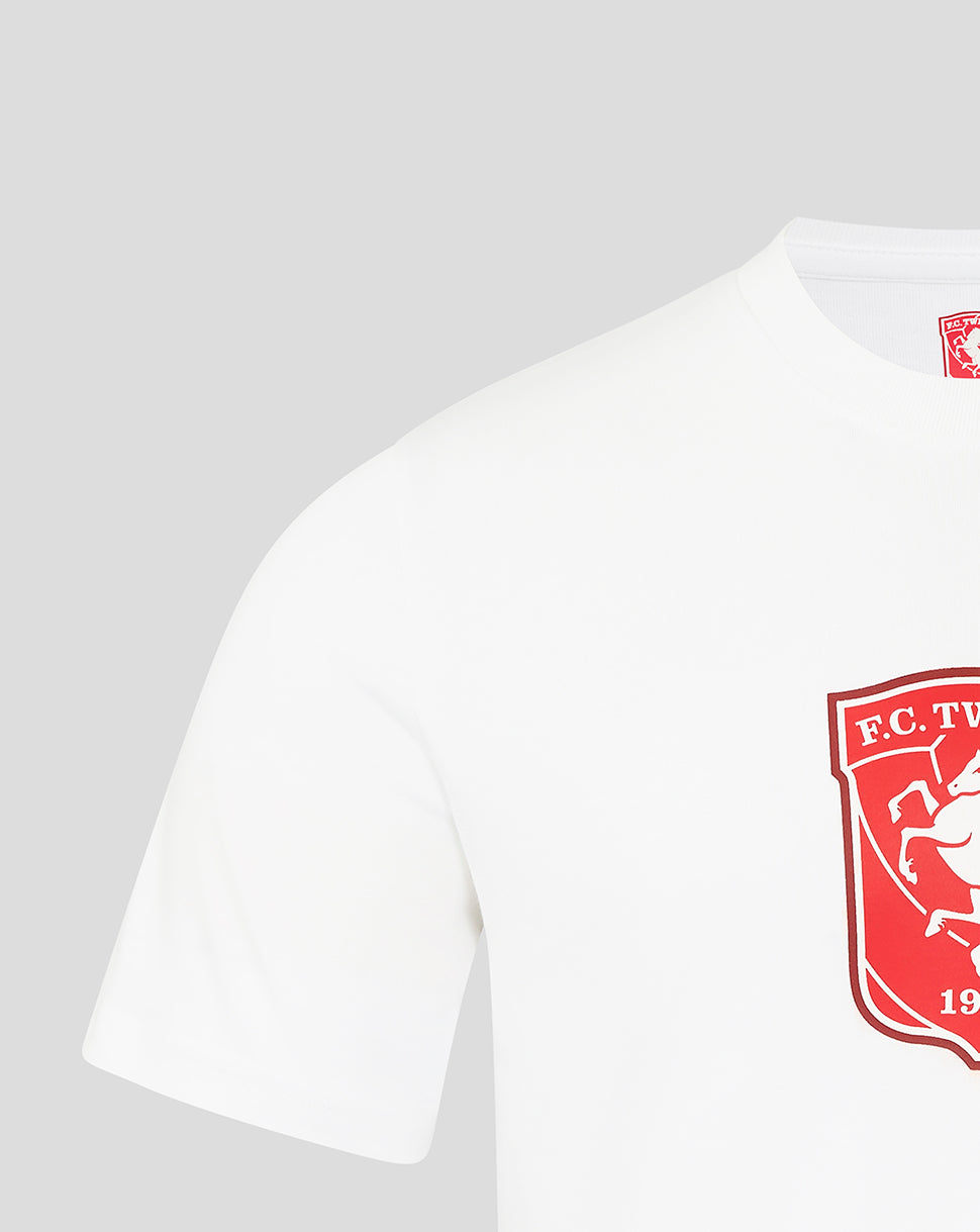 FC Twente Logo Herren Core T-Shirt – Weiss - Weiss