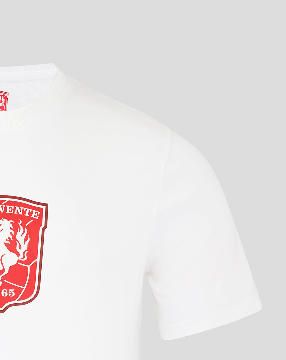 FC Twente Logo Herren Core T-Shirt – Weiss - Weiss