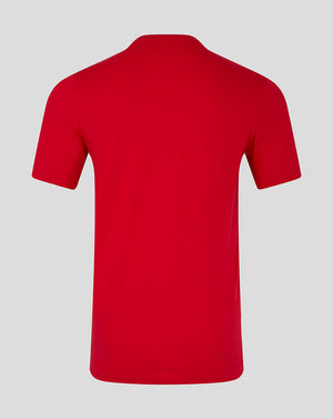 Back view of red FC Twente Logo Men's Core T-Shirt
