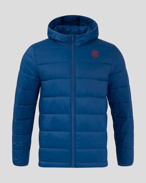 Rangers Men's Core Fan Puffer Jacket - Navy