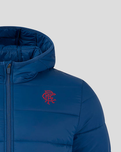 Rangers Men's Core Fan Puffer Jacket - Navy