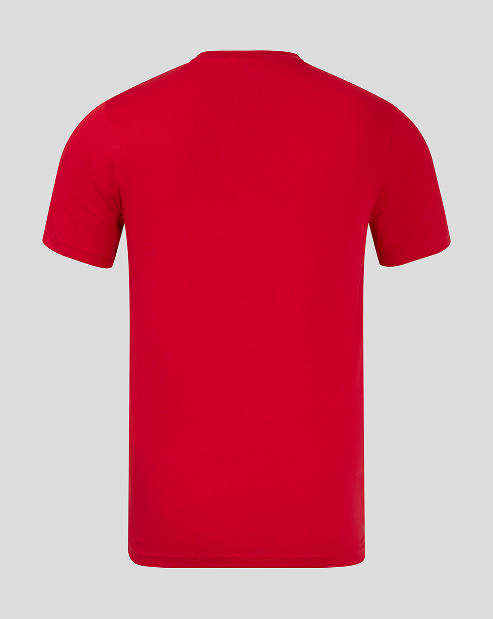 Saracens Men's Core Crest T-Shirt - Red - Red