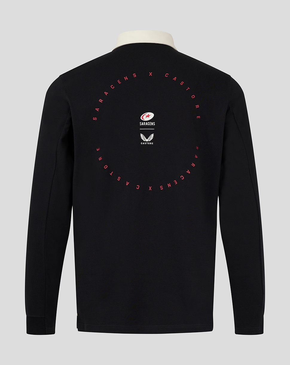 Saracens Men's Dual Branded Rugby Jersey