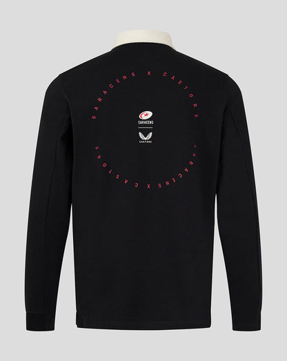 Saracens Men's Dual Branded Rugby Jersey