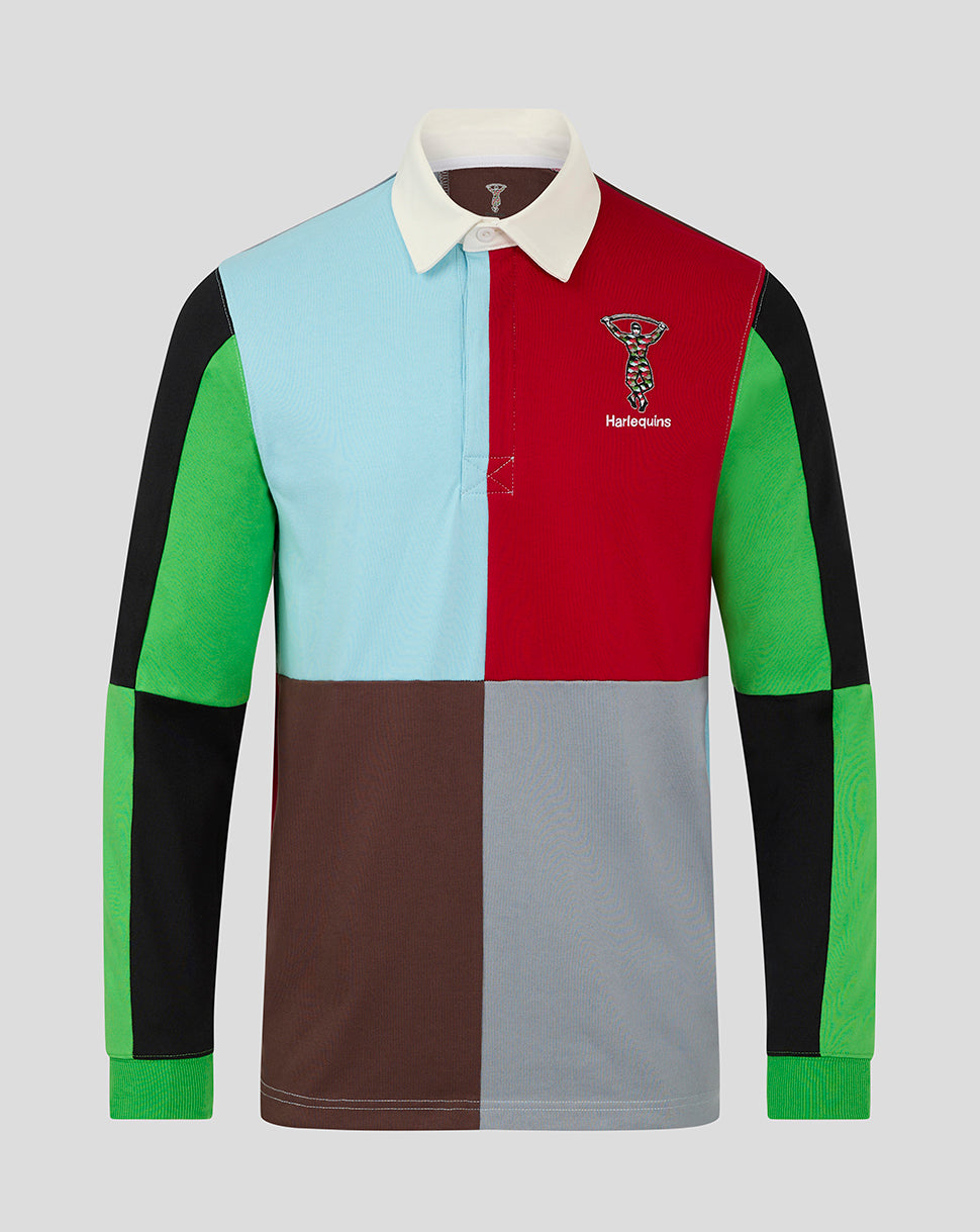 Harlequins Men's Retro Rugby Shirt - Multi