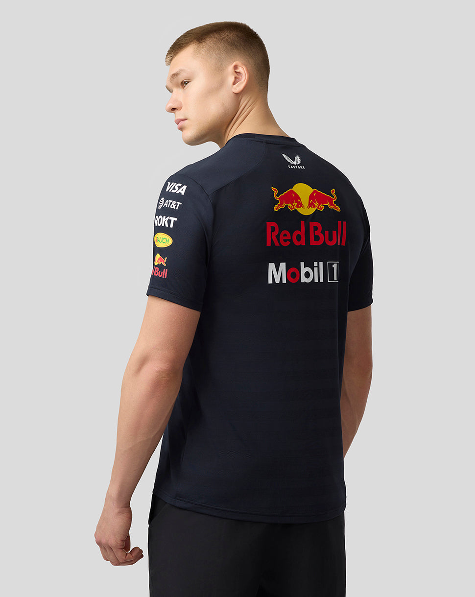 Oracle Red Bull Racing Mens Teamline Set Up T-Shirt - Night Sky - Night Sky